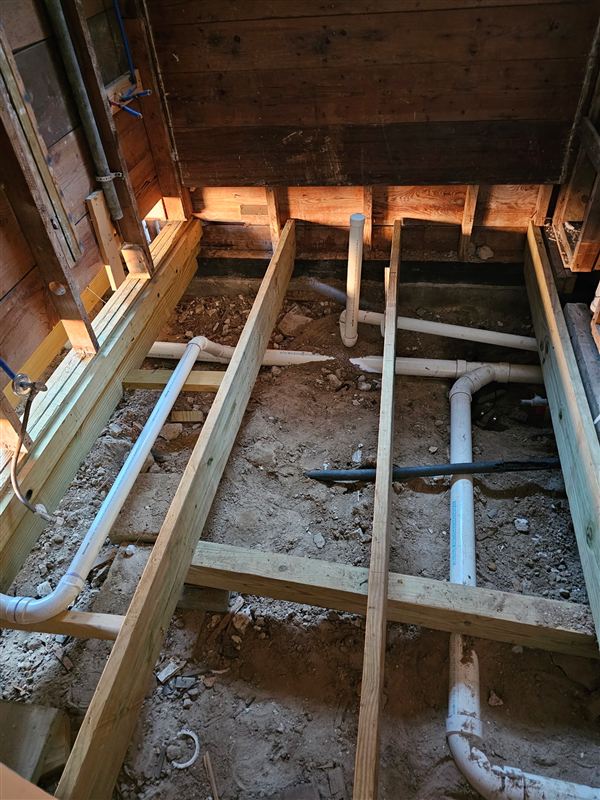 Plumbing work