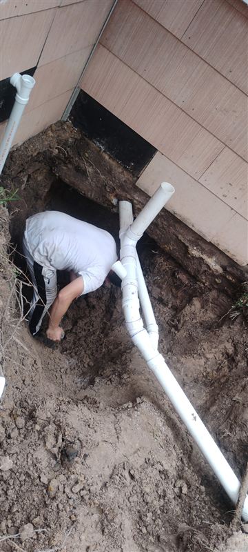 Plumbing work